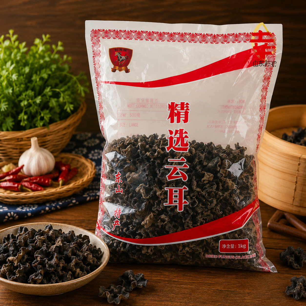Fungus Cloud Ear Wan Yee 东北云耳 1KG