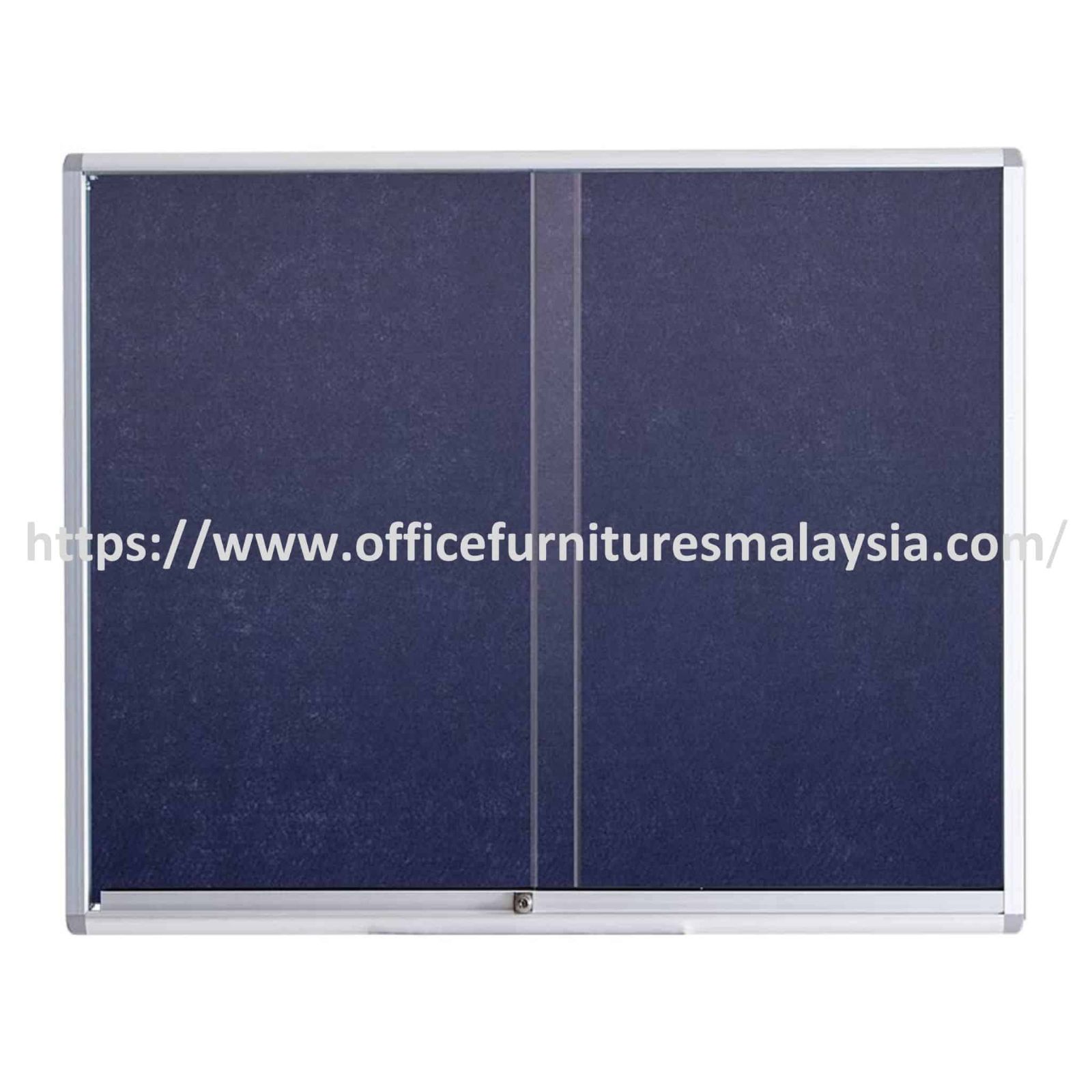 4 ft x 6 ft Sliding Glass Door With Notice Velvet Board OFMVG46