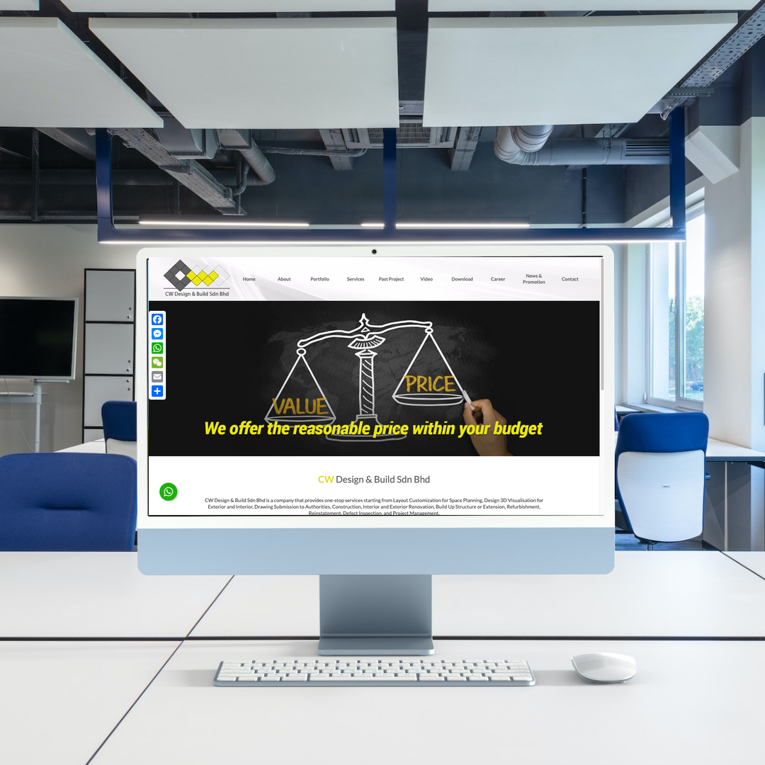 CW Design & Build Sdn Bhd Website Design & SEO Case Study | Interior Design & Renovation Contractor in Kuala Lumpur