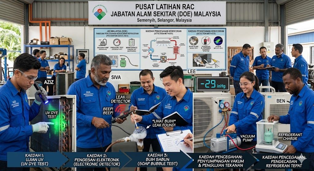 refrigerant leak prevention and detection Malaysia