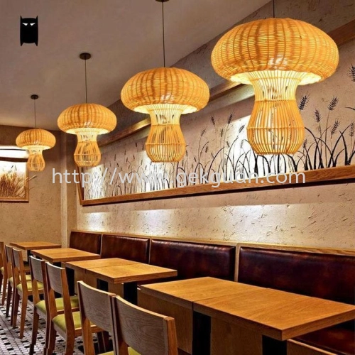 HAN 103 - RATTAN CEILING LAMP