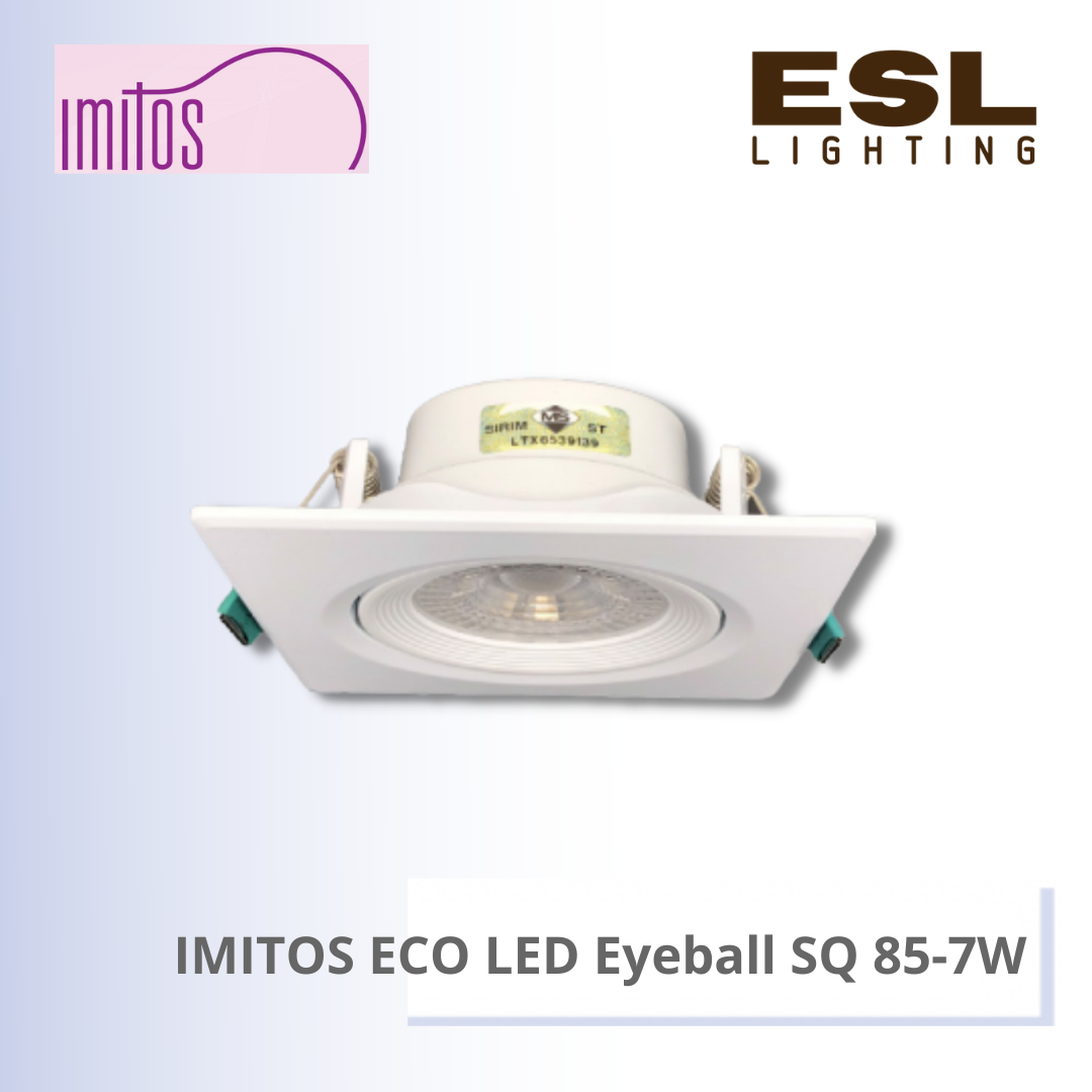 IMITOS ECO LED Eyeball SQUARE 7W SQ85 [ SIRIM ]