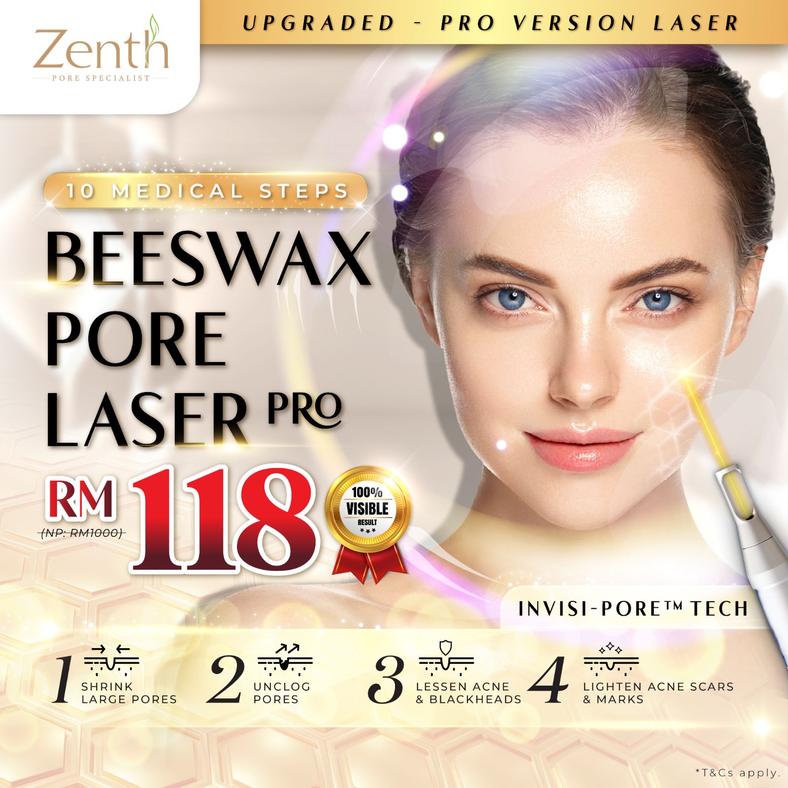 Beeswax Pore Laser PRO