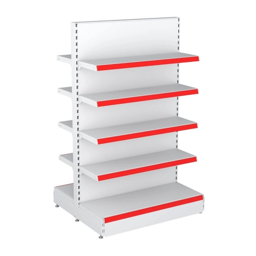 Double Shelving Gondola Rack