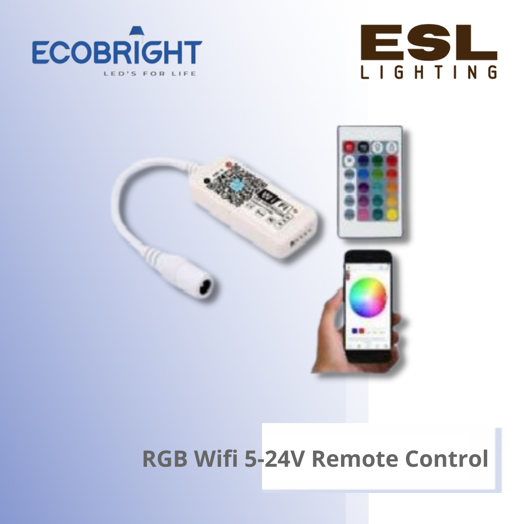 ECOBRIGHT RGB WIFI 5 - 24V Remote Control - WIFI-RGB (DC5-24V)