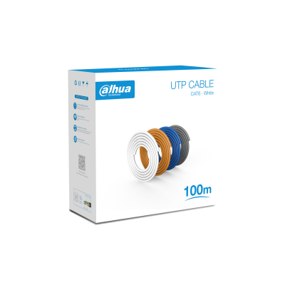 Dahua UTP Cable Cat 6 – White (100 m)