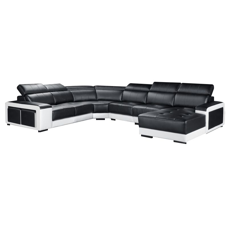 Loren Corner Sofa (Half Leather)