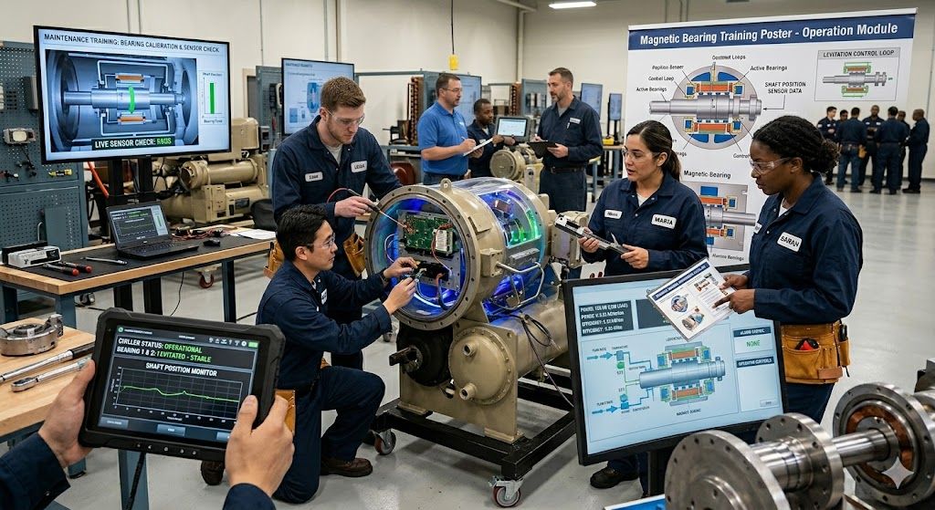 Magnetic bearing chiller operation course