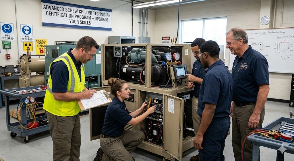 Screw chiller certification program