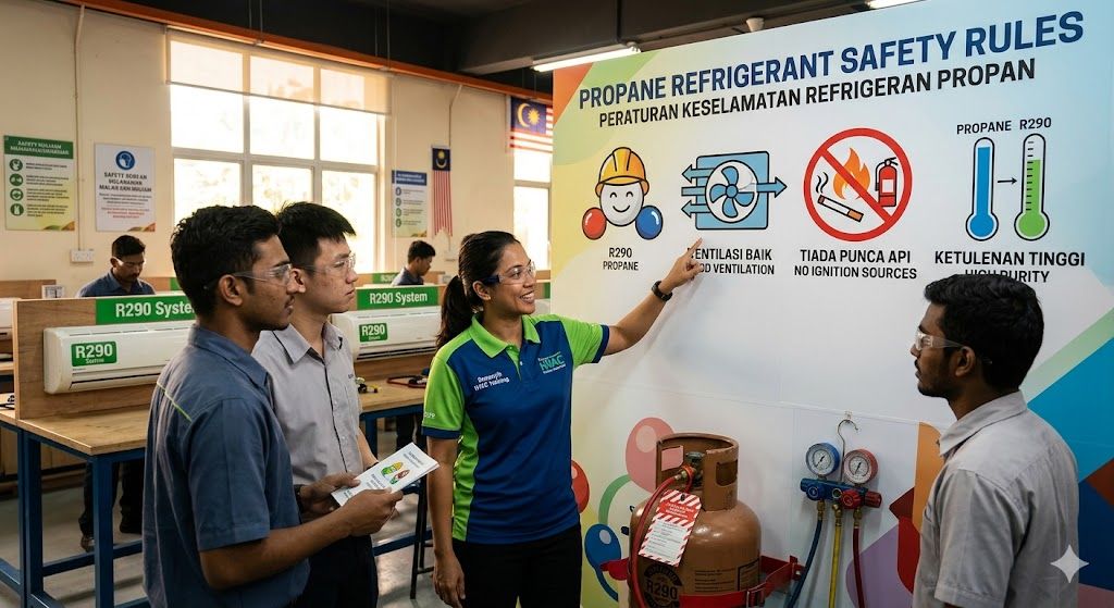 propane refrigerant safety rules