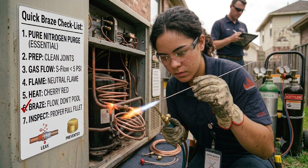 refrigeration copper brazing oxy acetylene torch
