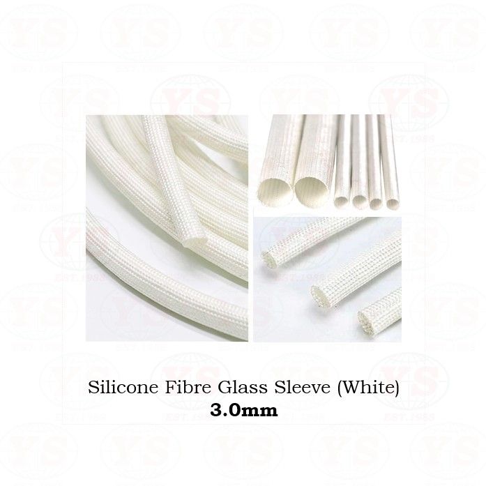 Cable Silicone Fiberglass Sleeve 3mm