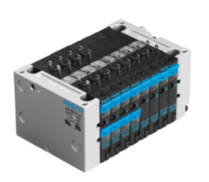 Festo CPV10-VI Valve Terminal (Product No.: 18200) – Compact 10 mm Grid, Up to 8 Valve Positions, 400 l/min, IP65, Multi‑pin or Fieldbus | Malaysia Supplier