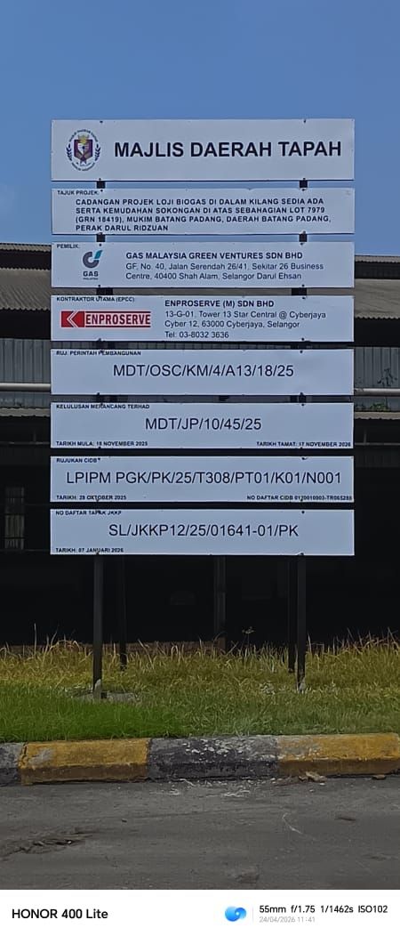 Project Identity Solutions | Professional Construction Site Signboard Installation in Jitra, Alor Setar & Kulim
