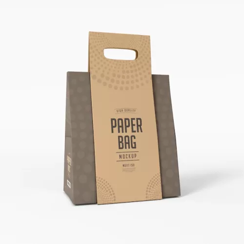Cafe / Cafeteria Paper Bag Design