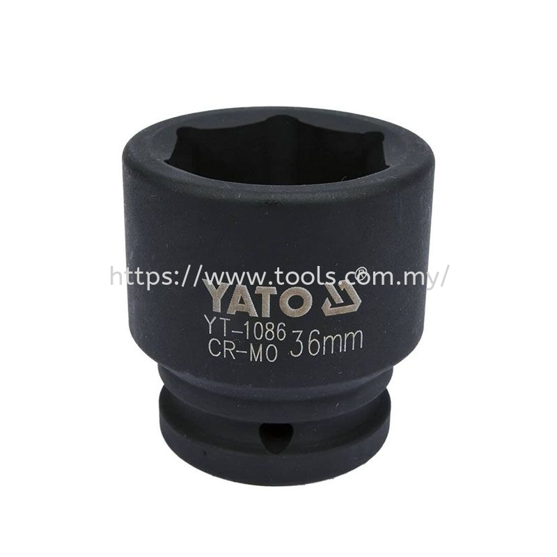 YT-1086 Hexagonal Impact Socket 3/4" 36mm