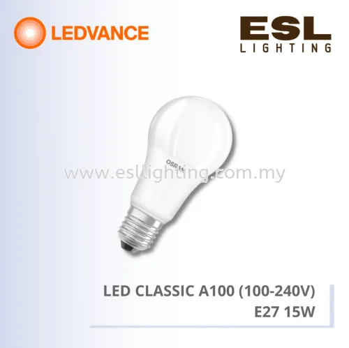 LEDVANCE LED CLASSIC A100 (100-240V) LV CLA 15W/830 865 100-240V FR E27 - 4099854020261 4099854020292 