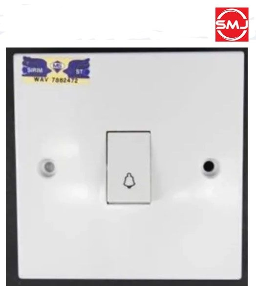 UMS 201B 10AX Door Bell Flush Switch (SIRIM Approved)