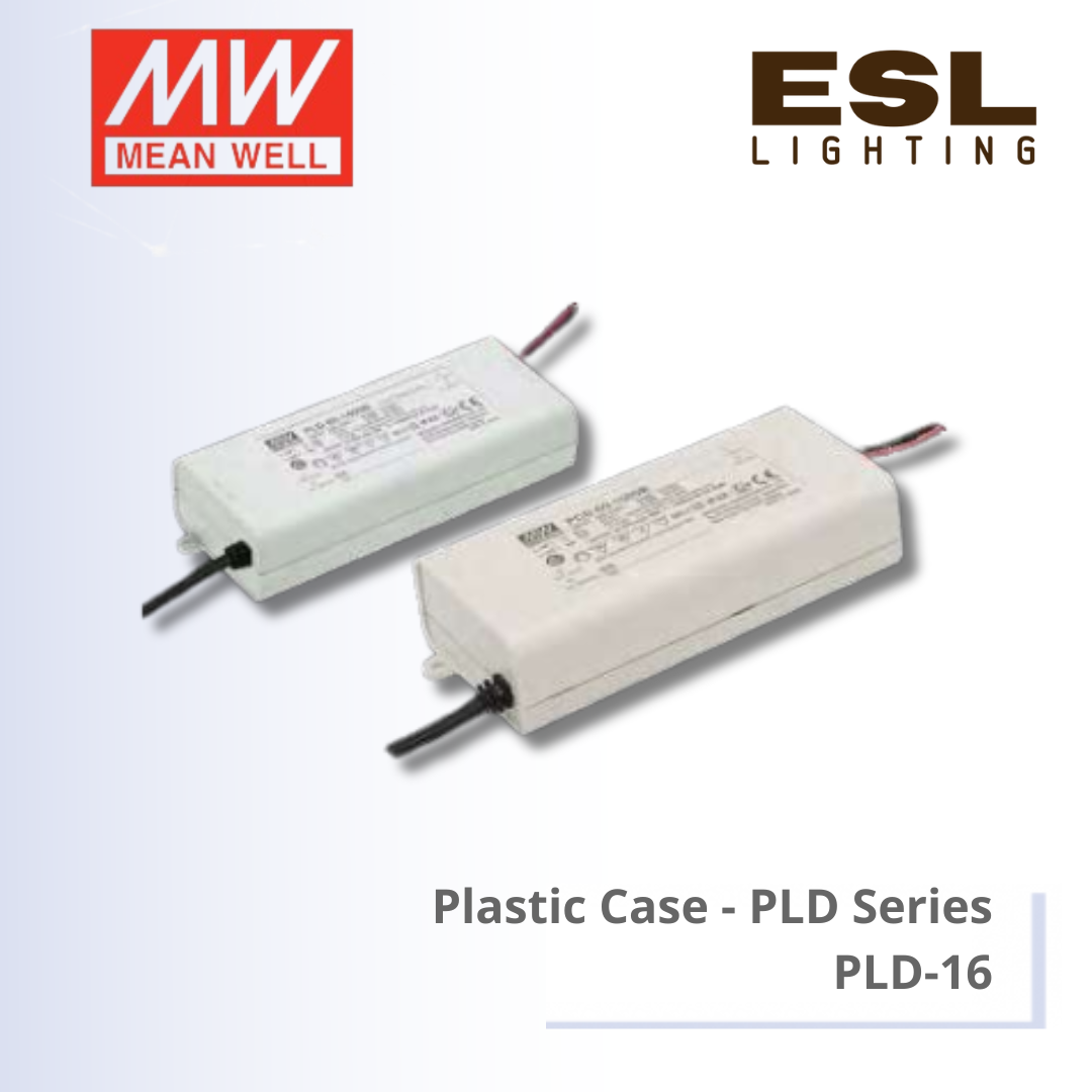 MEANWELL Plastic Case PLD Series - PLD-16