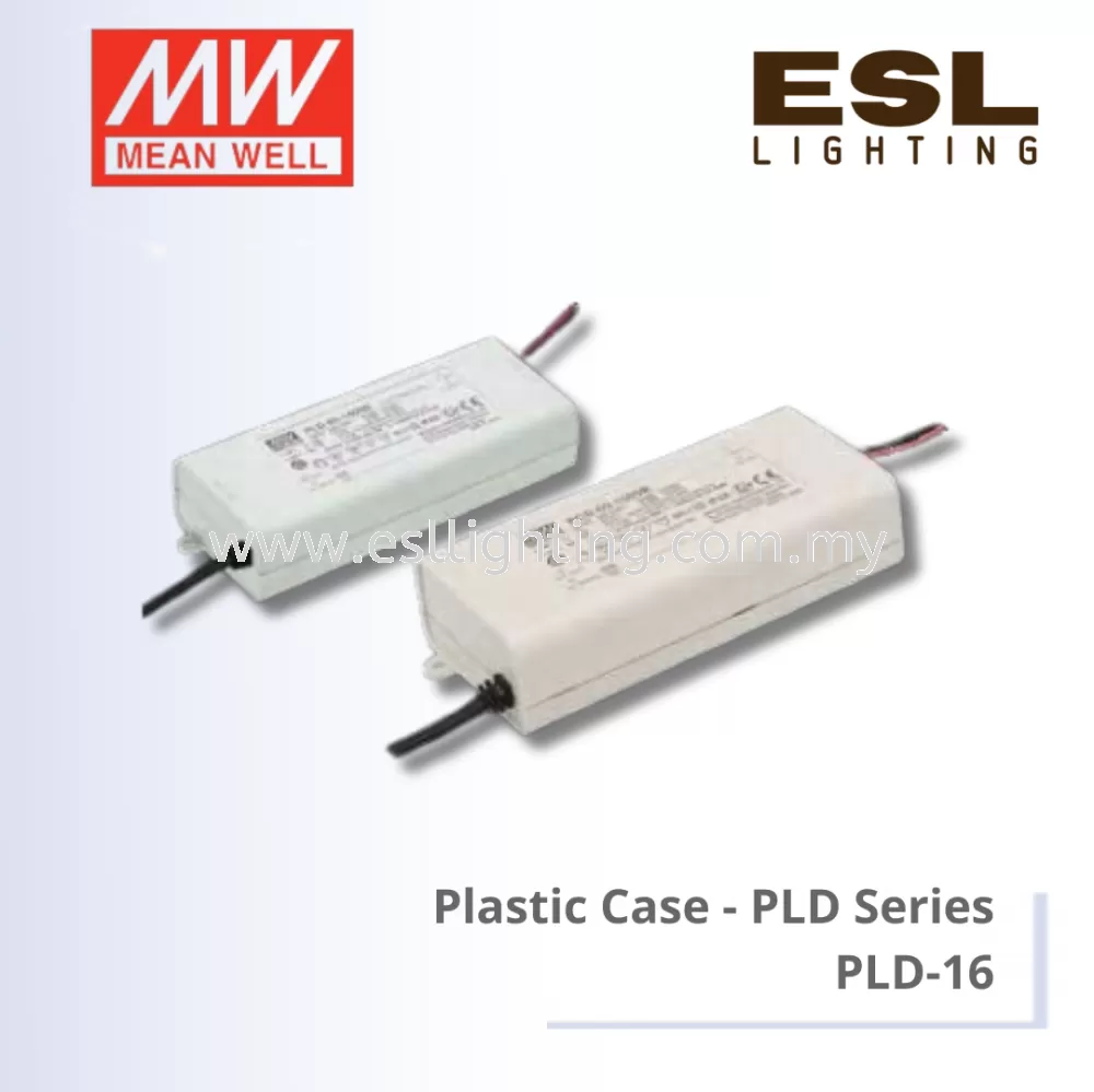 MEANWELL Plastic Case PLD Series - PLD-16