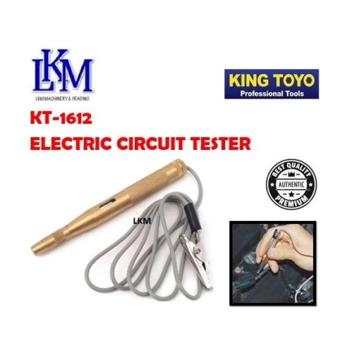 King Toyo Electric Circuit Tester KT-1612 // COPPER CIRCUIT TESTER A-1002