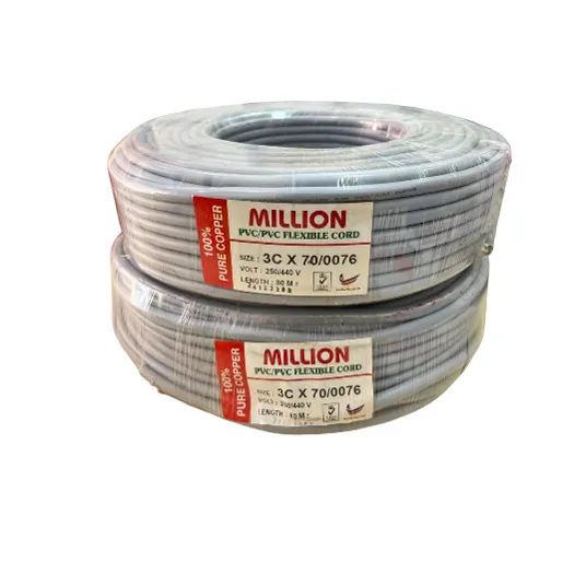 Million 70/0.076 x 3C Flexible Cable (80m) 