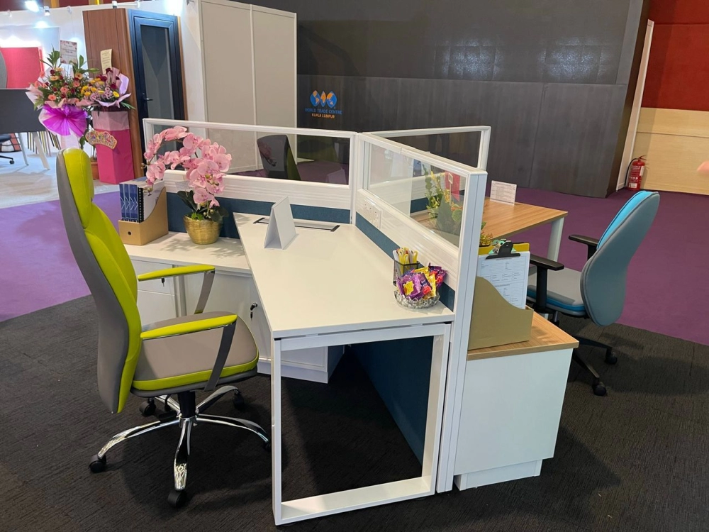 2024 New Office Workstation Table Design | Best Office Furniture Supplier Malaysia | Office Furniture Penang | Office Table Penang | Office Chair Penang | KL | KEDAH | PERAK