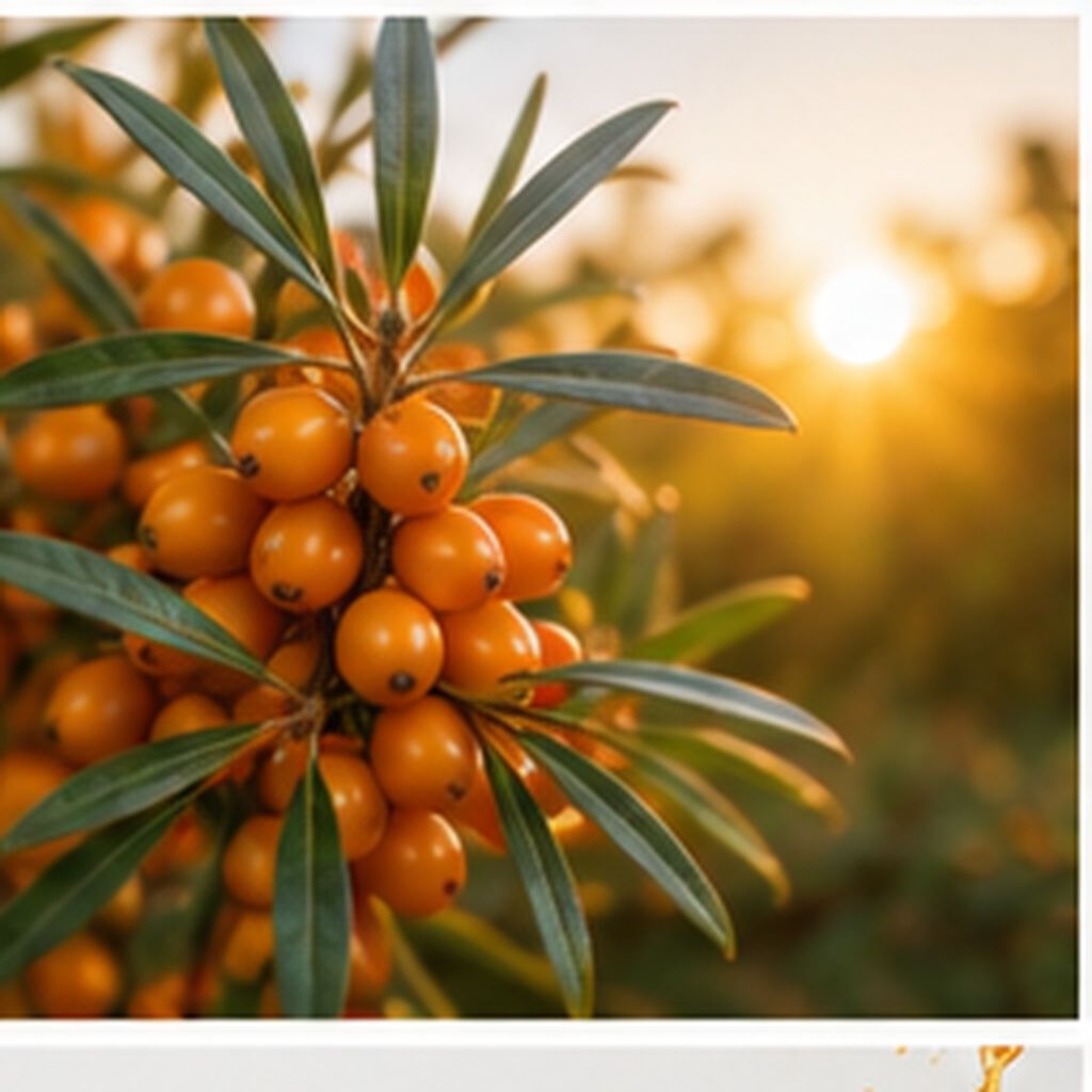 Sea Buckthorn Plant Natural Wellness Ingredient