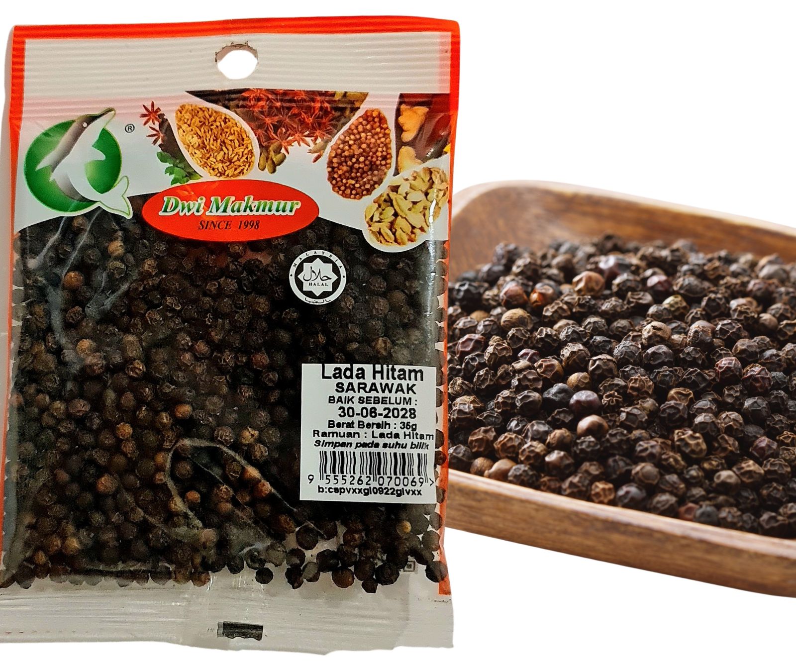 Black Pepper 35 Grams RM3.50 X 5 Units C.Dwi Makmur