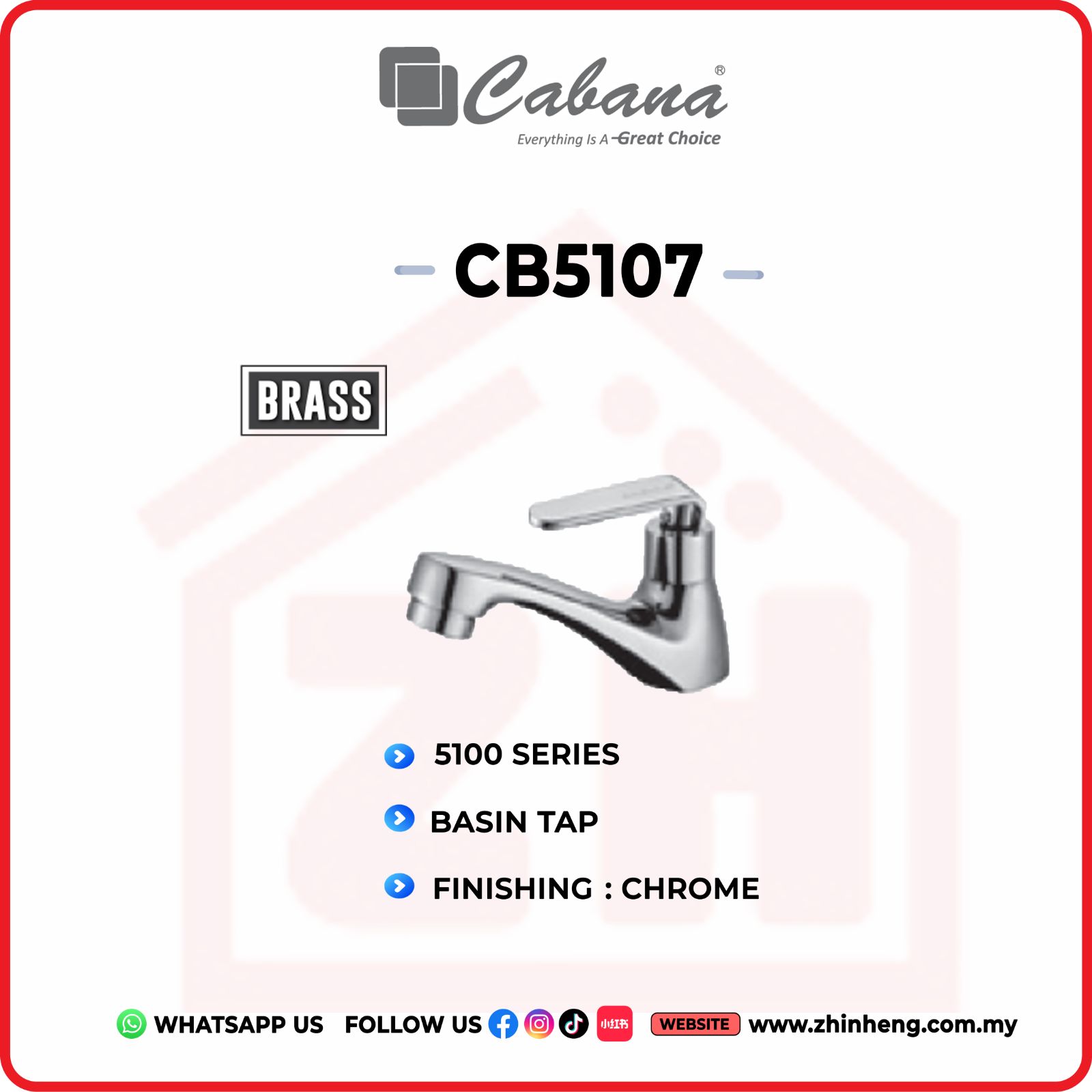 CABANA BASIN TAP  CB5107