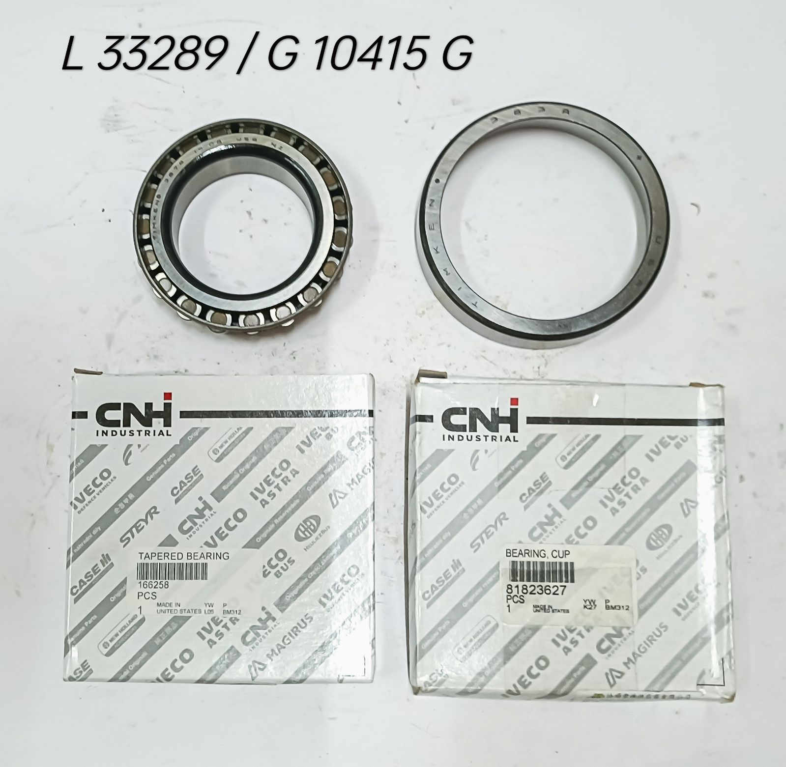 L 33289 / G 10415  TAPPER  BEARING  (CNH)