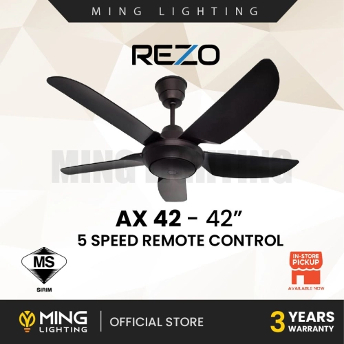 REZO Ceiling Fan AX42 Classic Series 42"