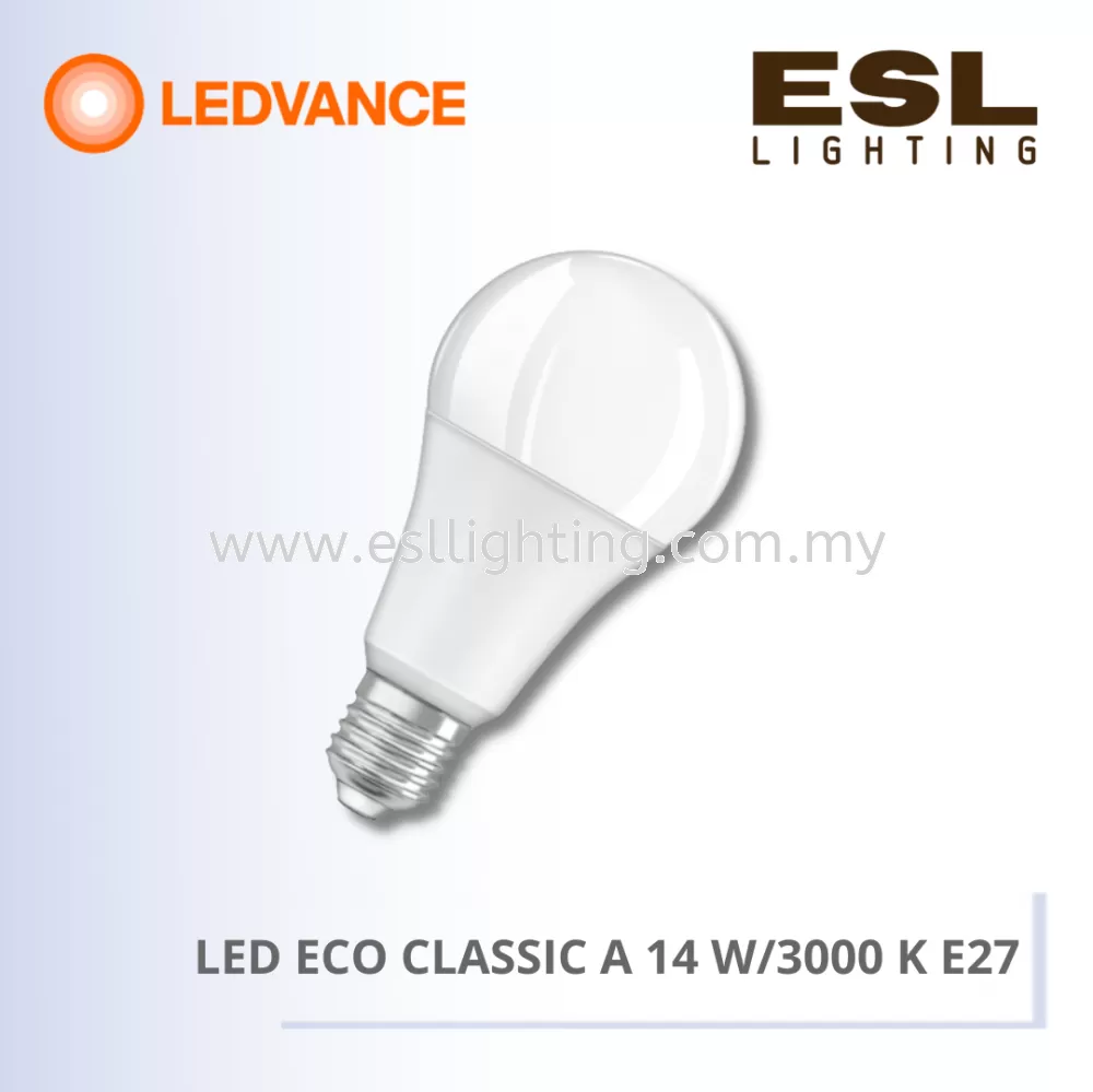 LEDVANCE LED ECO CLASSIC A E27 14W - 3000K 4058075583757