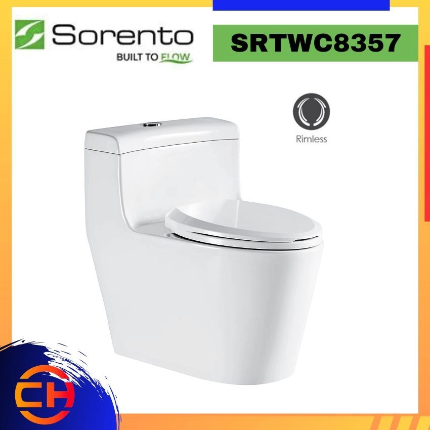 SORENTO ONE PIECE WATER CLOSETS SRTWC8357 