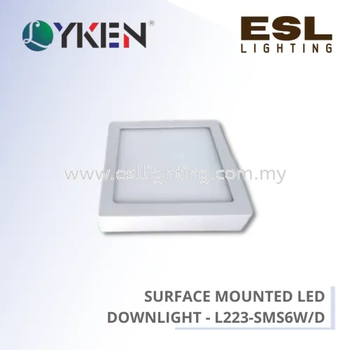 LYKEN Surface Mounted LED DOWNLIGHT - L223-SMS6W / L223-SMS6D