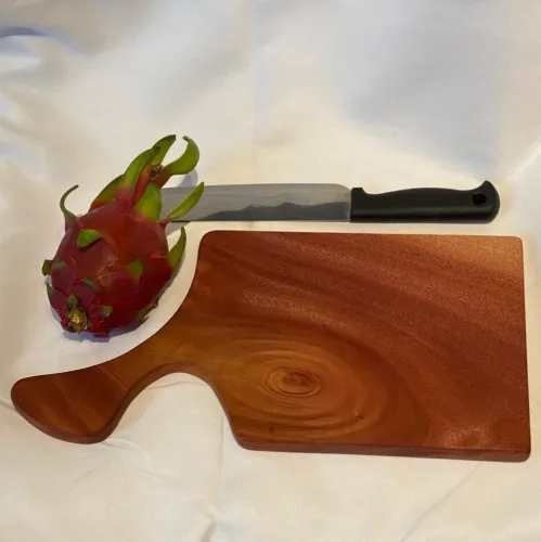 Mahogany Cutting Board with Hand Handle