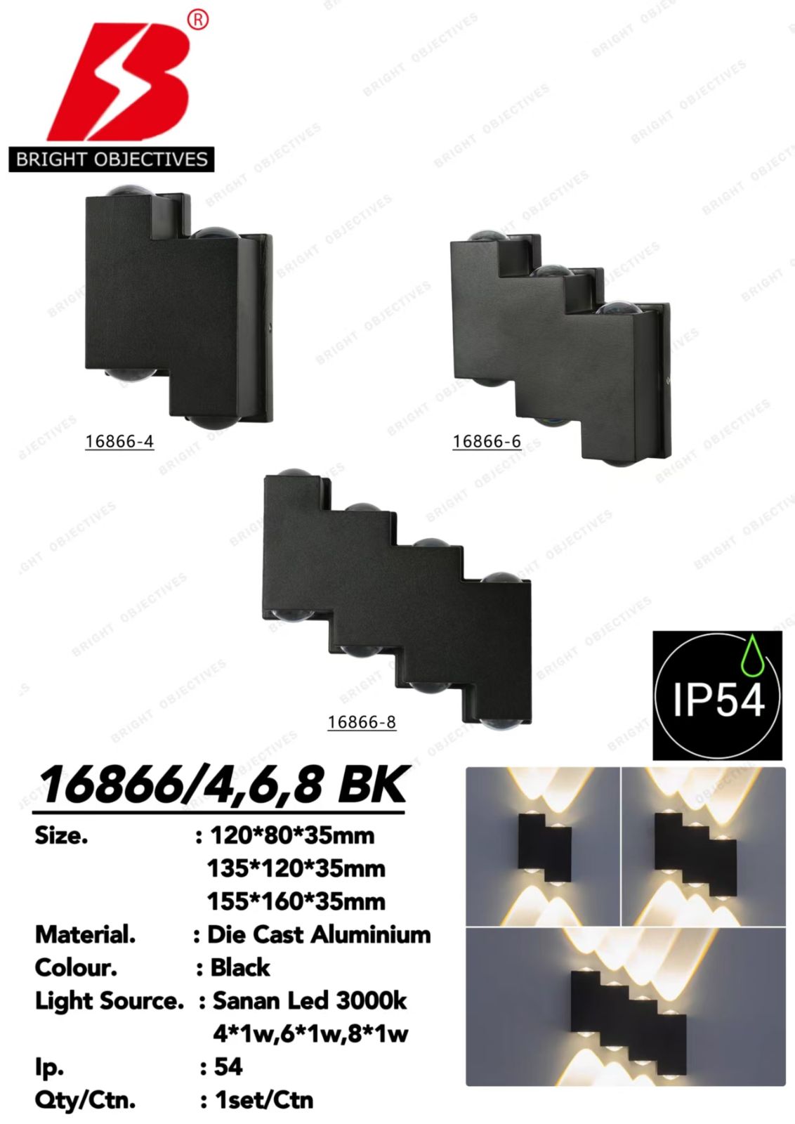 OUTDOOR LED WALL LAMP LIGHT - 16866