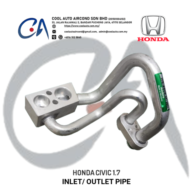 HONDA CIVIC 1.7 INLET/ OUTLET PIPE