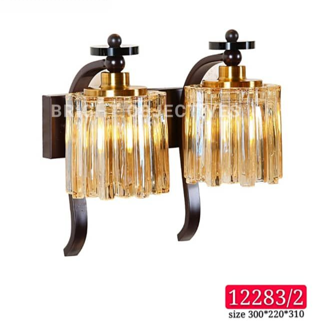 MODERN LUXURY INDOOR GLASS WALL LAMP - 12283/2