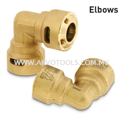 ZoomLock PUSH Fittings PZKPR-90E10 ELBOWS 90 Degree - 5/8 Inch