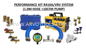 RAPID EVACUATION KIT FOR R410A/VRV SYSTEM  (1.0M HOSE AND 10CFM PUMP)