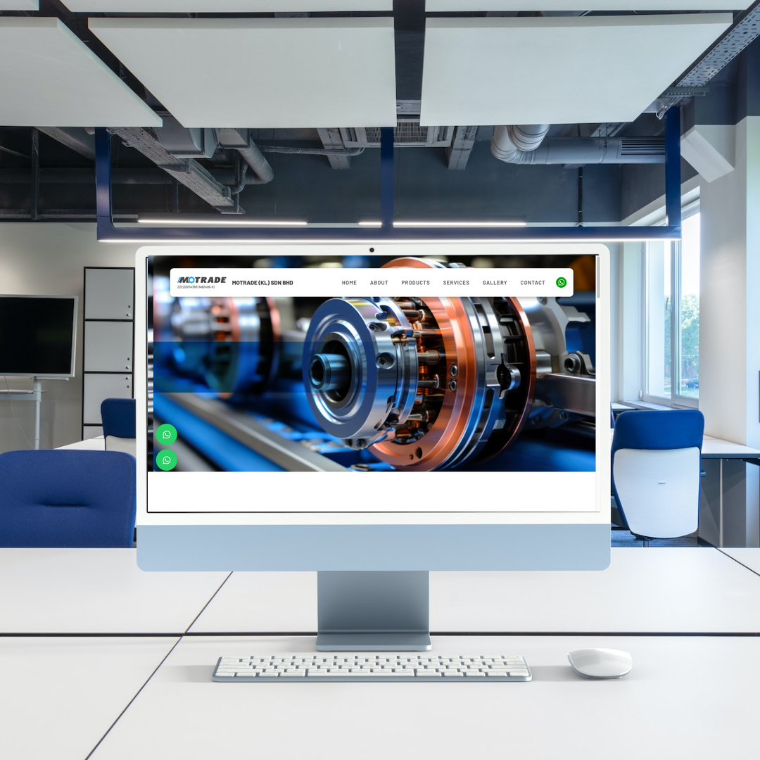 MOTRADE (KL) SDN BHD Website Design & SEO Case Study | Mechanical Power Transmission Importer in Selangor