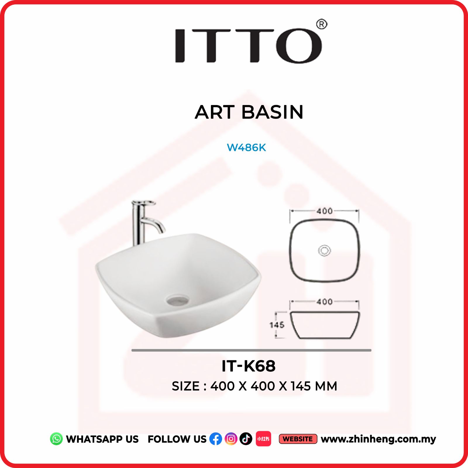 ITTO ART BASIN  IT-K68