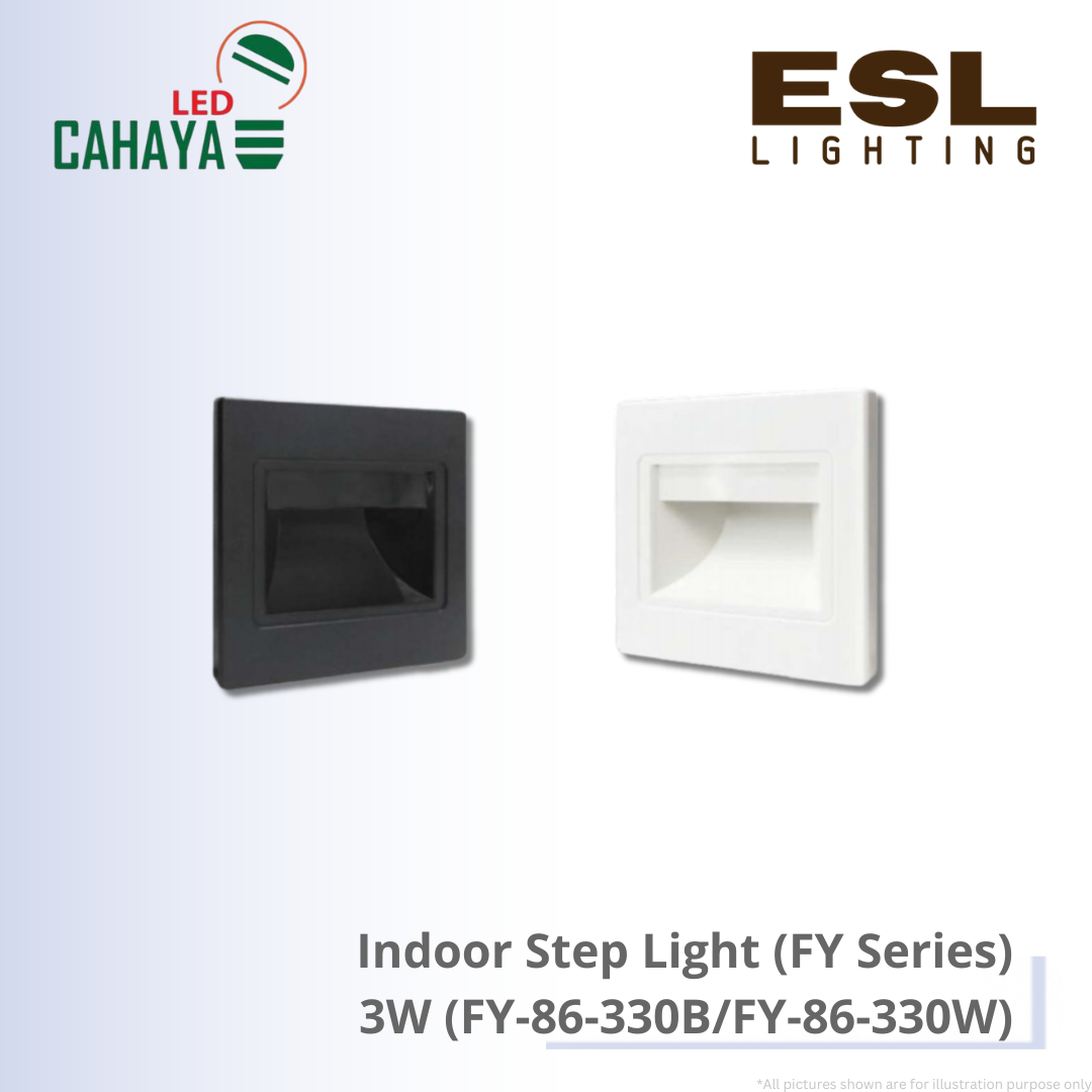CAHAYA Indoor Step Light FY Series 3W - FY-86-330B FY-86-330W Black White