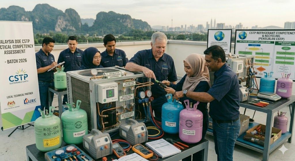 CSTP refrigerant competency training Malaysia DOE