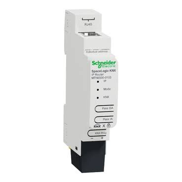 Schneider Electric SpaceLogic KNX IP Router DIN Rail, Supply KNX 20 mA