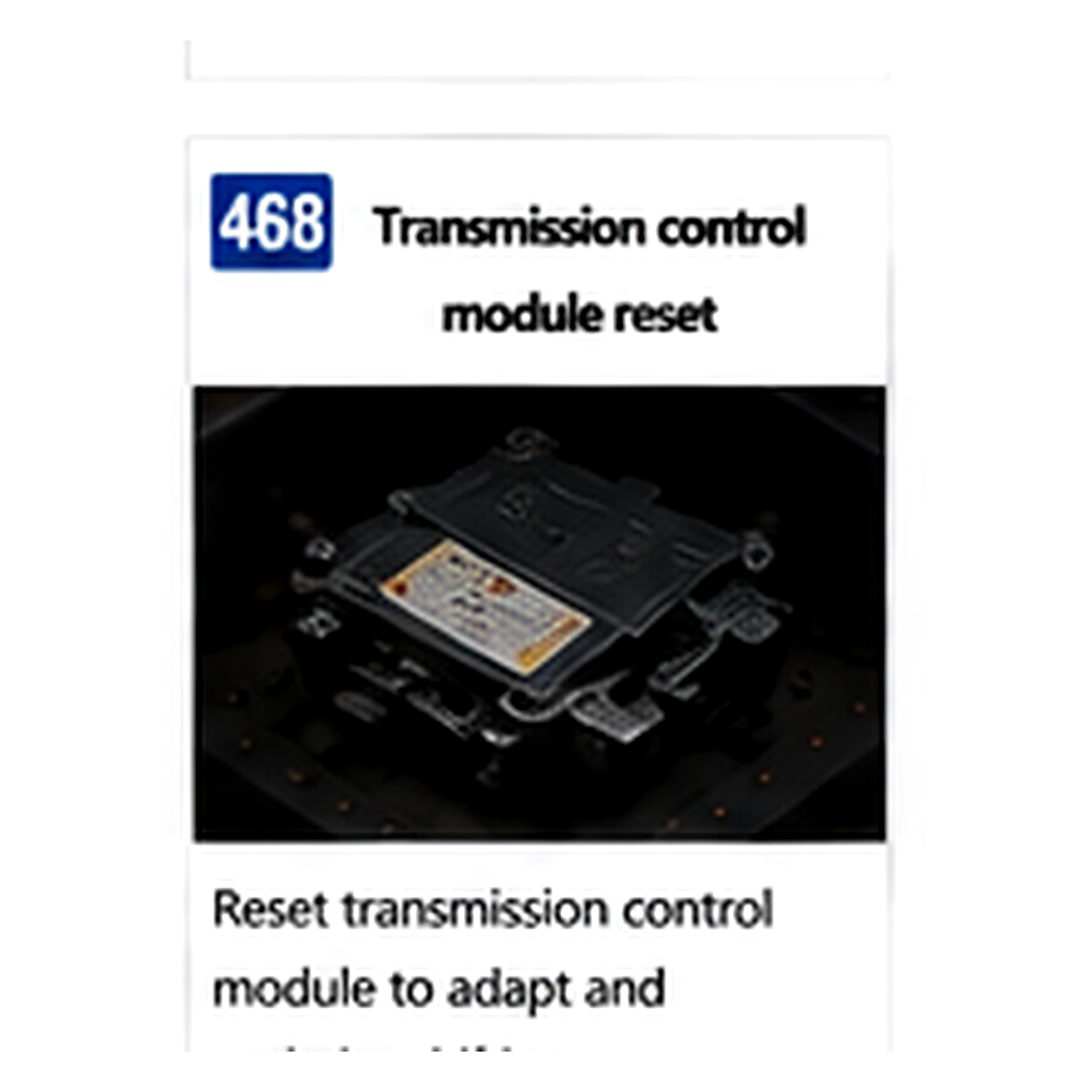 Transmission Control Module Reset
