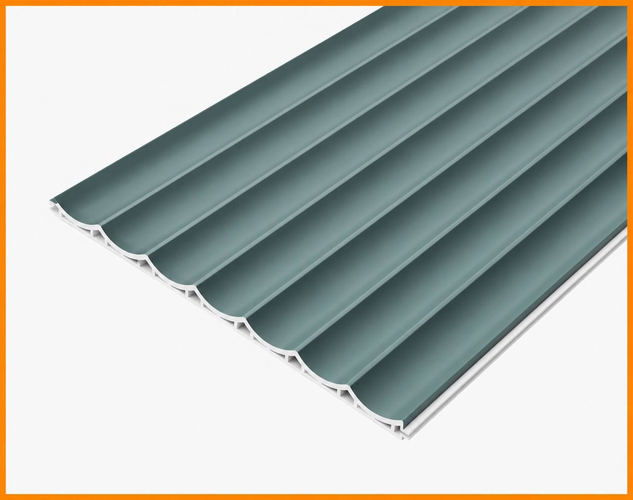 Queensfloor Dinding Fluted Panel Small Wave QFPSWL16-07 JADE MIST