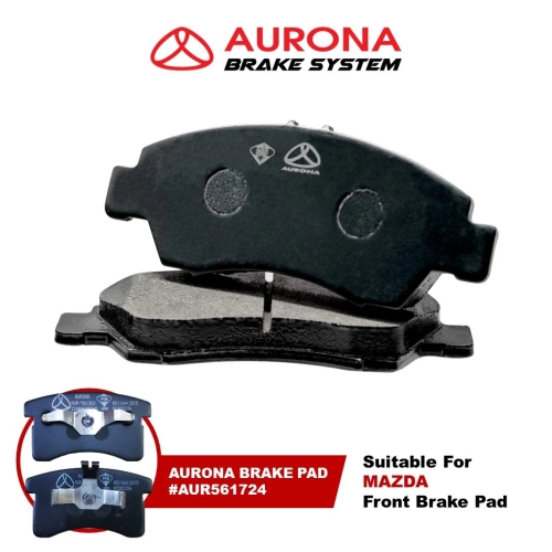 Aurona Brake Pad AUR561724 Front Mazda 2 Fiesta