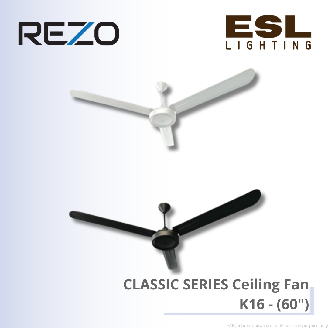 REZO CLASSIC SERIES Ceiling Fan K16 - 60"